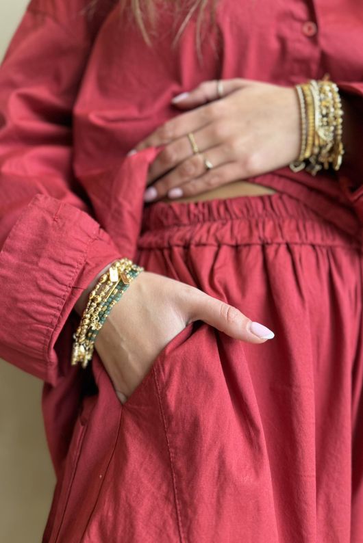 Paloma Classic Barrel Pant Sangria